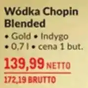 Makro Wódka Chopin Blended Gold + Indygo oferta