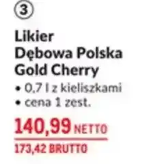 Makro Likier Dębowa Polska Gold Cherry oferta