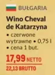 Makro Wino Cheval de Katarzyna czerwone wytrawne oferta