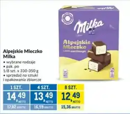 Makro Czekolada Alpejskie Mleczko Milka oferta