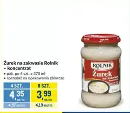 Makro Żurek na zakwasie Rolnik - koncentrat oferta
