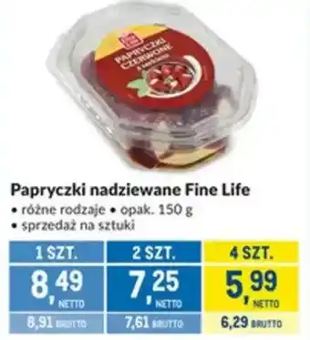 Makro Papryczki nadziewane Fine Life oferta