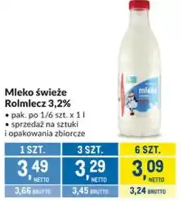 Makro Mleko świeże Rolmlecz 3,2% oferta