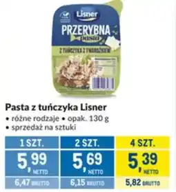 Makro Pasta z tuńczyka Lisner oferta