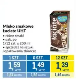 Makro Mleko smakowe Łaciate UHT oferta