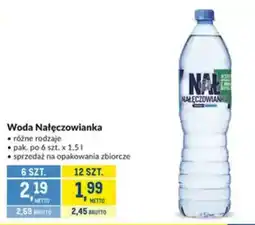 Makro Woda Nałęczowianka oferta