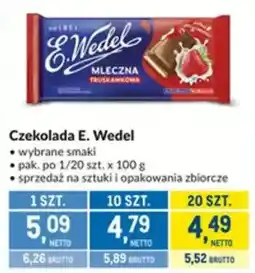 Makro Czekolada E. Wedel Mleczna oferta