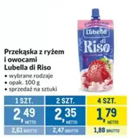 Makro Przekąska z ryżem i owocami Lubella di Riso oferta