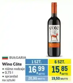 Makro Wino Côte różne rodzaje oferta
