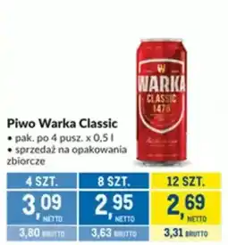 Makro Piwo Warka Classic oferta