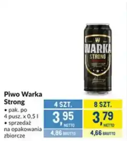 Makro Piwo Warka Strong oferta