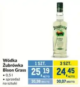 Makro Wódka Żubrówka Bison Grass oferta