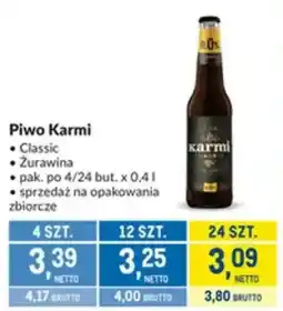 Makro Piwo Karmi Classic, Żurawina oferta