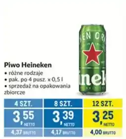Makro Piwo Heineken oferta