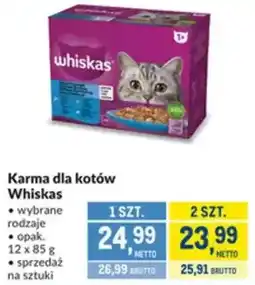Makro Karma dla kotów Whiskas wybrane rodzaje oferta