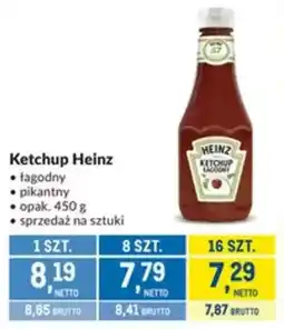 Makro Ketchup Heinz łagodny pikantny oferta