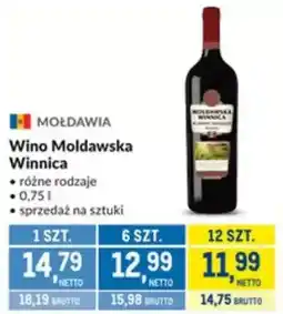 Makro Wino Moldawska Winnica różne rodzaje oferta