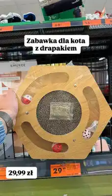 Biedronka Zabawka dla kota z drapakiem oferta