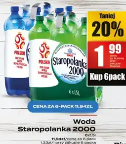 Supeco Woda niegazowana oferta