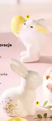 Biedronka Ceramiczna figurka zajączka lub kurki oferta