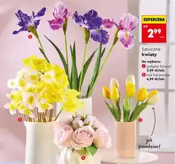 Biedronka Bukiet sztucznych kwiatów mieszany oferta