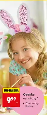 Biedronka Opaska na włosy, różne wzory i kolory oferta