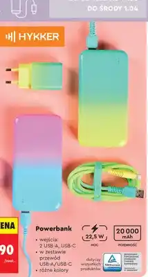 Biedronka Powerbank 20000 mAh oferta