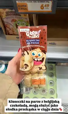 Biedronka Kluseczki na parze z belgijską czekoladą oferta
