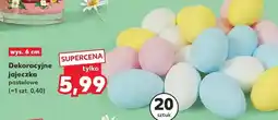 Kaufland Dekoracyjne jajeczka pastelowe 20 szt oferta