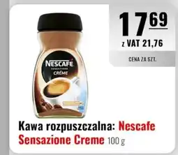Eurocash Kawa rozpuszczalna: Nescafe Sensazione Creme oferta