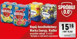 Eurocash Napój bezalkoholowy: Warka Energy, Radler oferta