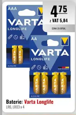 Eurocash Baterie: Varta Longlife oferta
