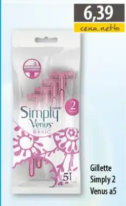 DUO-TES Gillette Simply 2 Venus a5 oferta