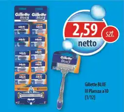 DUO-TES Gillette blue III plansza a10 oferta