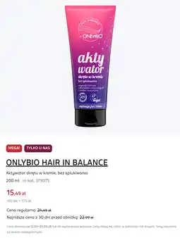 Rossmann ONLYBIO HAIR IN BALANCE Aktywator skrętu w kremie oferta