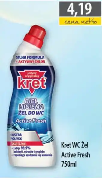 DUO-TES Kret wc żel active fresh oferta