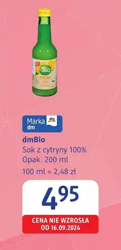dm drogerie markt Sok DmBio oferta