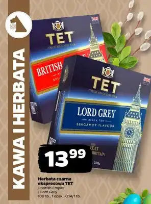 Netto Herbata czarna ekspresowa TET Lord Grey oferta
