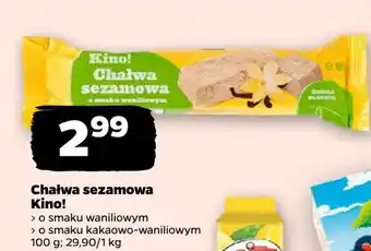 Netto Chałwa sezamowa Kino! o smaku waniliowym oferta