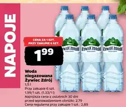 Netto Woda niegazowana Żywiec Zdrój oferta