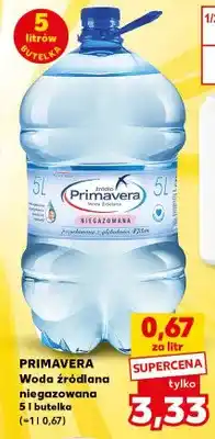 Kaufland Woda źródlana niegazowana oferta