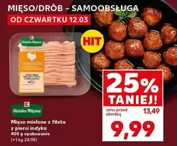 Kaufland Mięso mielone z fileta z piersi indyka 400g opakowanie oferta