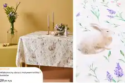 Sinsay Wielkanocny obrus z motywem królika i kwiatów oferta