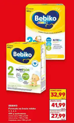 Kaufland BEBIKO Formuła na bazie mleka 2, 3, 4, 5 oferta