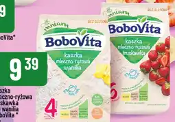 Polomarket Kaszka mleczno-ryżowa truskawka lub wanilia BoboVita oferta