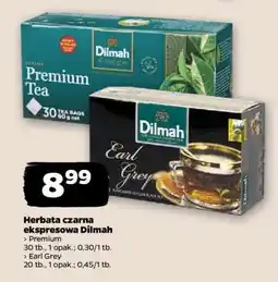 Netto Herbata czarna ekspresowa Dilmah oferta