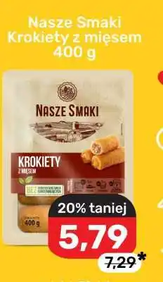 Biedronka Nasze Smaki Krokiety z mięsem 400 g oferta