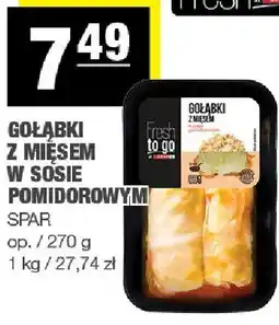 Spar Gołąbki z mięsem w sosie pomidorowym Spar Fresh To Go oferta
