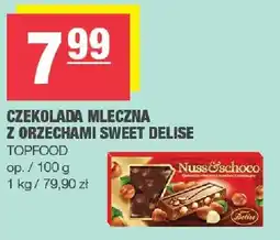 Spar Czekolada mleczna z orzechami Sweet Delise oferta
