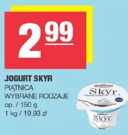 Spar Jogurt Skyr wybrane rodzaje oferta